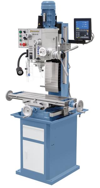 Bernardo FM45HS Bohr- und Fraesmaschine inkl. 3-Achs-Digitalanzeige ES-12V